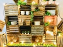 SCHEIDINGSWAND FRUIT CRATE OP WIELEN