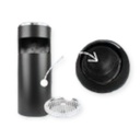 STAANDE ASBAK MET AFVALBAK (12L) D25 x H61
