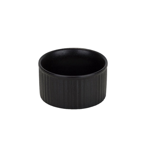[2405.] RAMEKIN ZWART APEROPOTJE  6 cl  D7 x H3,5 cm
